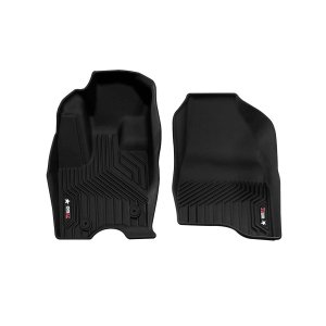 Ford Explorer Floor Mats - First Row - Omac - 3D Texan Premium TPE - Black - '11-'15 Ford Explorer Floor Mats - First Row - Omac - 3D Texan Premium TPE - Black - '11-'15